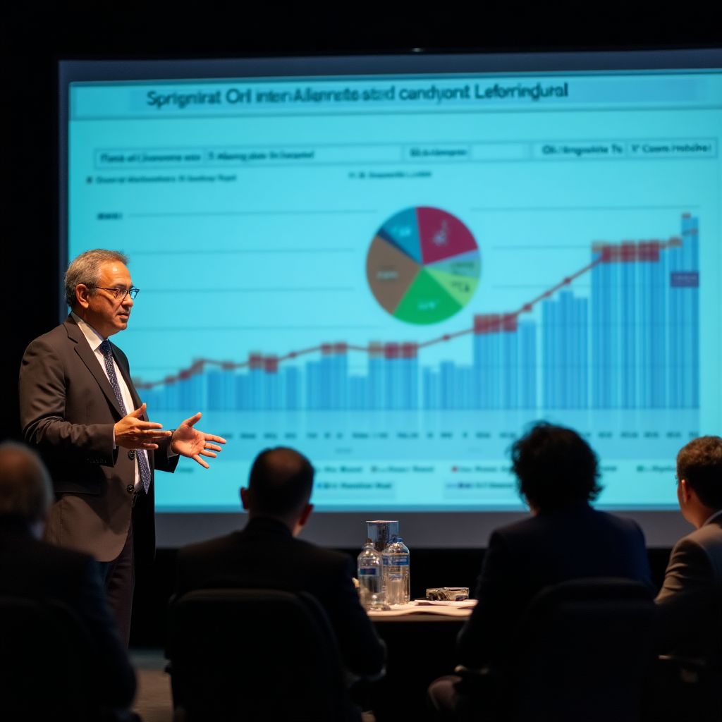 Presentación en conferencia internacional de energía